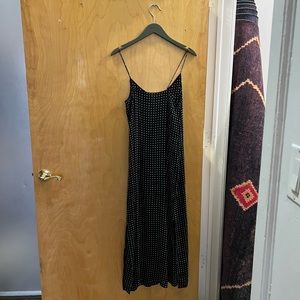 Vintage silk midi dress